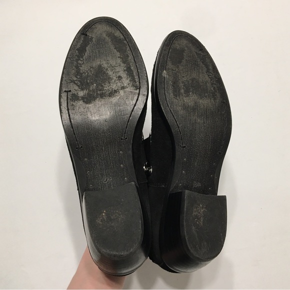 Sam Edelman Black Suede Studded Boots - Picture 9 of 15